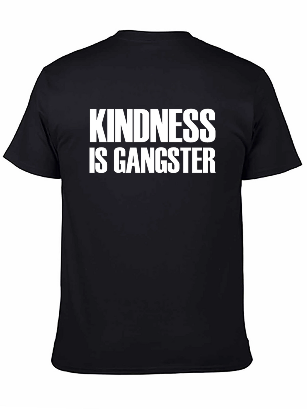 Kindness is Gangster Black Graphic Tee
