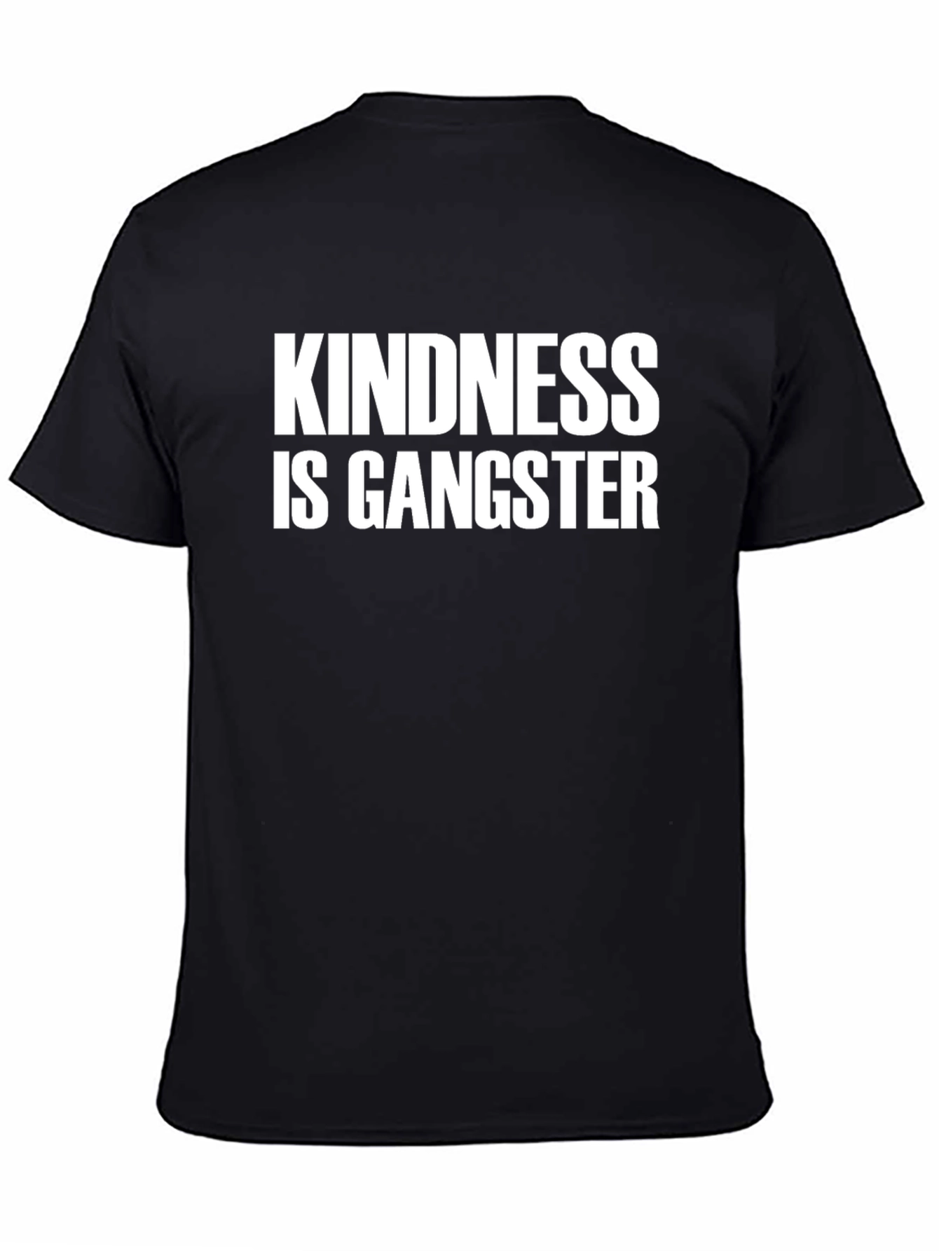 Kindness is Gangster Black Graphic Tee