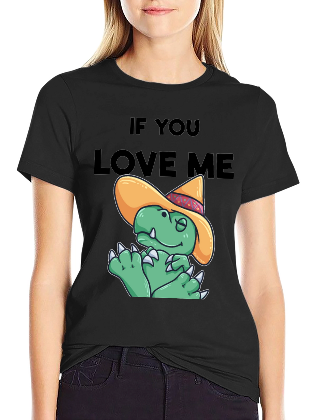 If You Love Me Funny Dinosaur T-Shirt