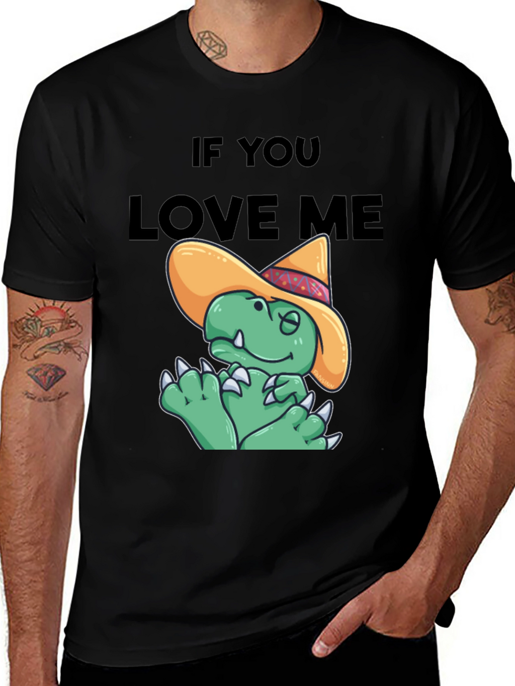 If You Love Me Funny Dinosaur T-Shirt