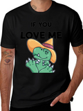 If You Love Me Funny Dinosaur T-Shirt