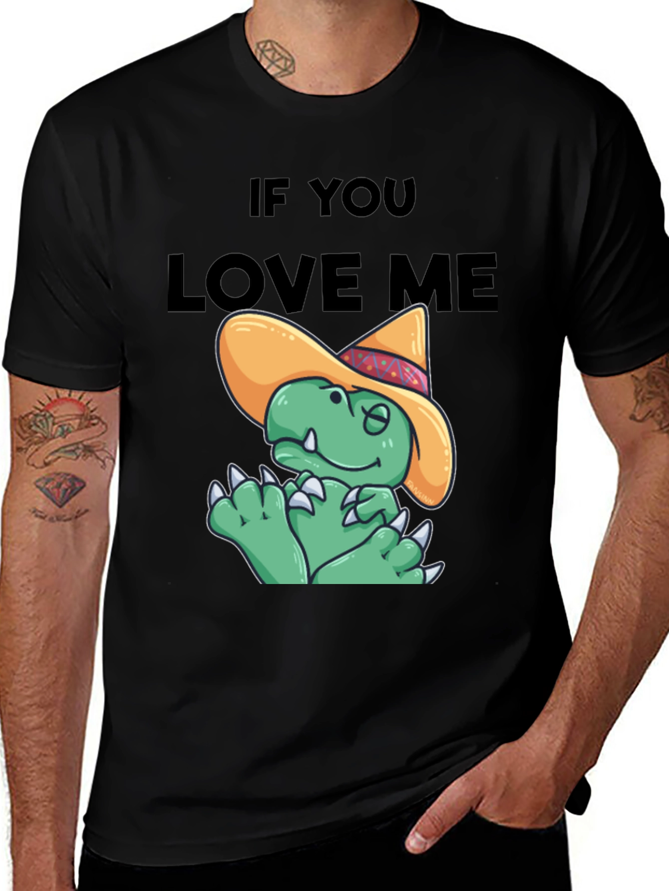 If You Love Me Funny Dinosaur T-Shirt