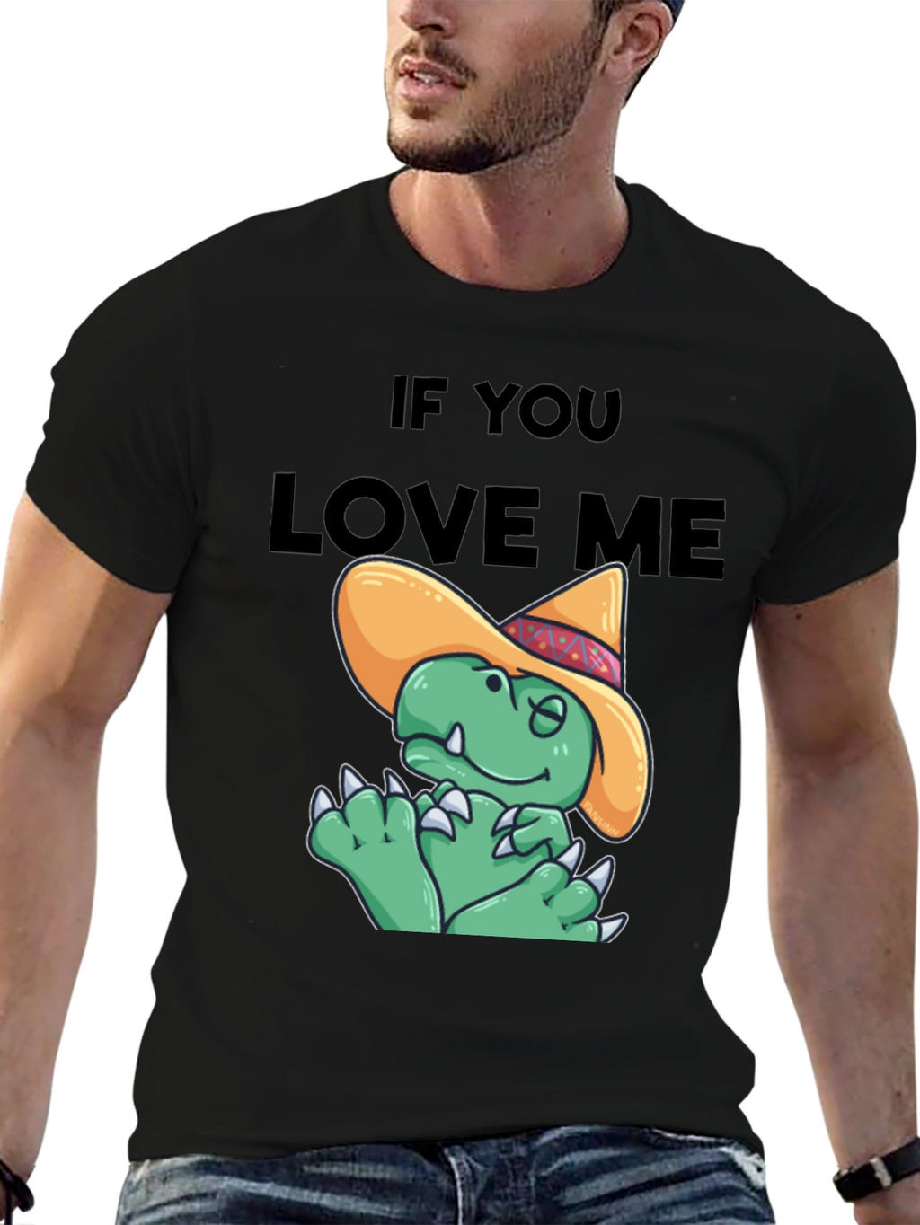 If You Love Me Funny Dinosaur T-Shirt