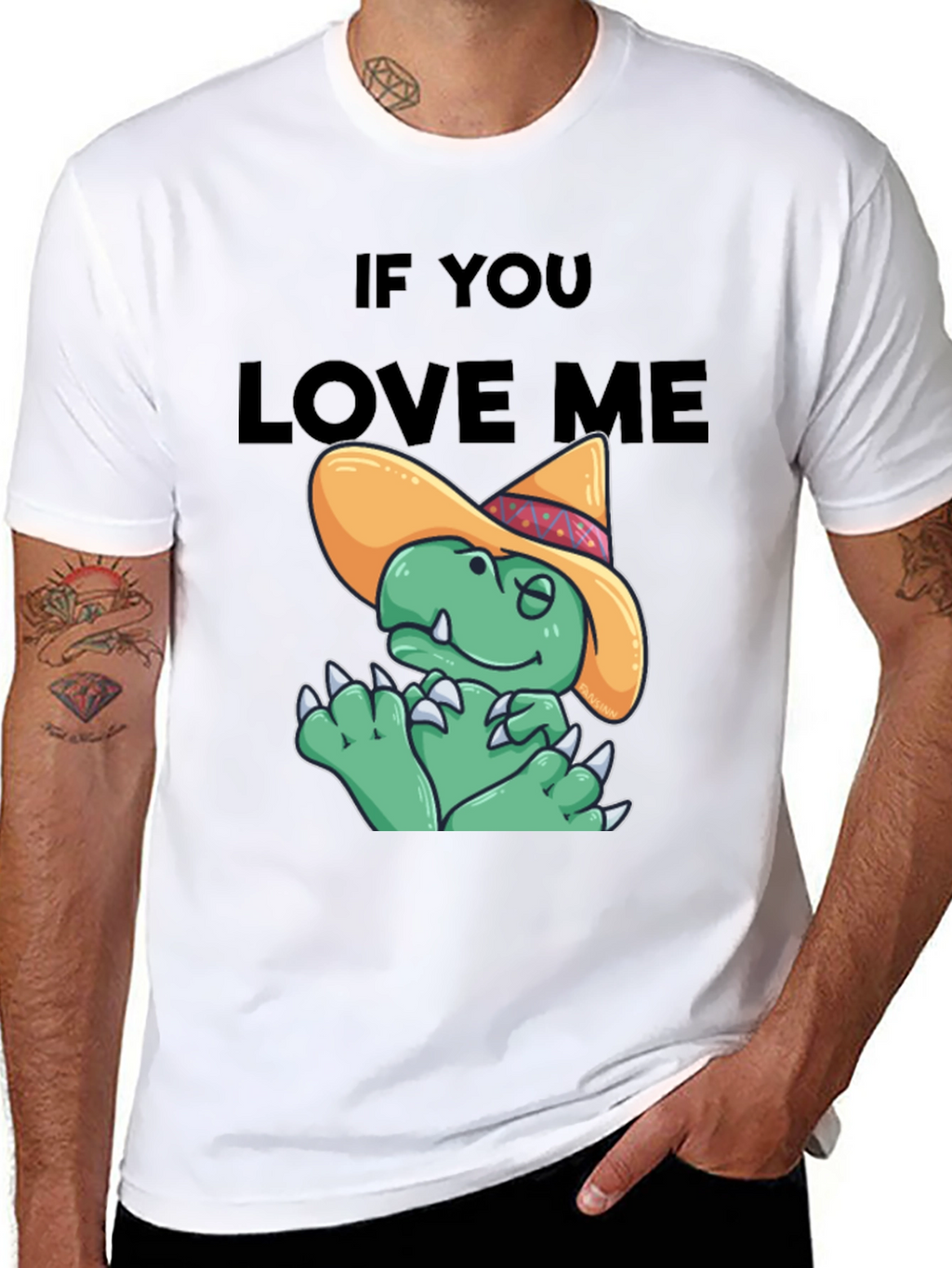 If You Love Me Funny Dinosaur T-Shirt