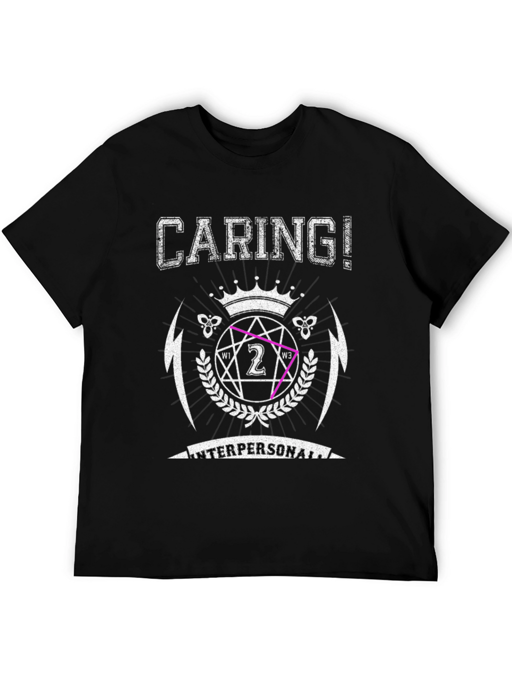Caring! Interpersonal Graphic Print T-Shirt