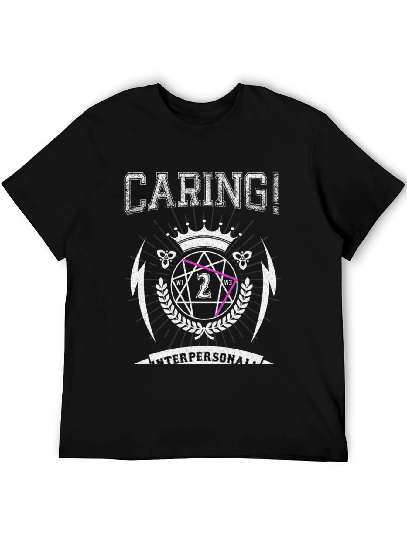 Caring! Interpersonal Graphic Print T-Shirt