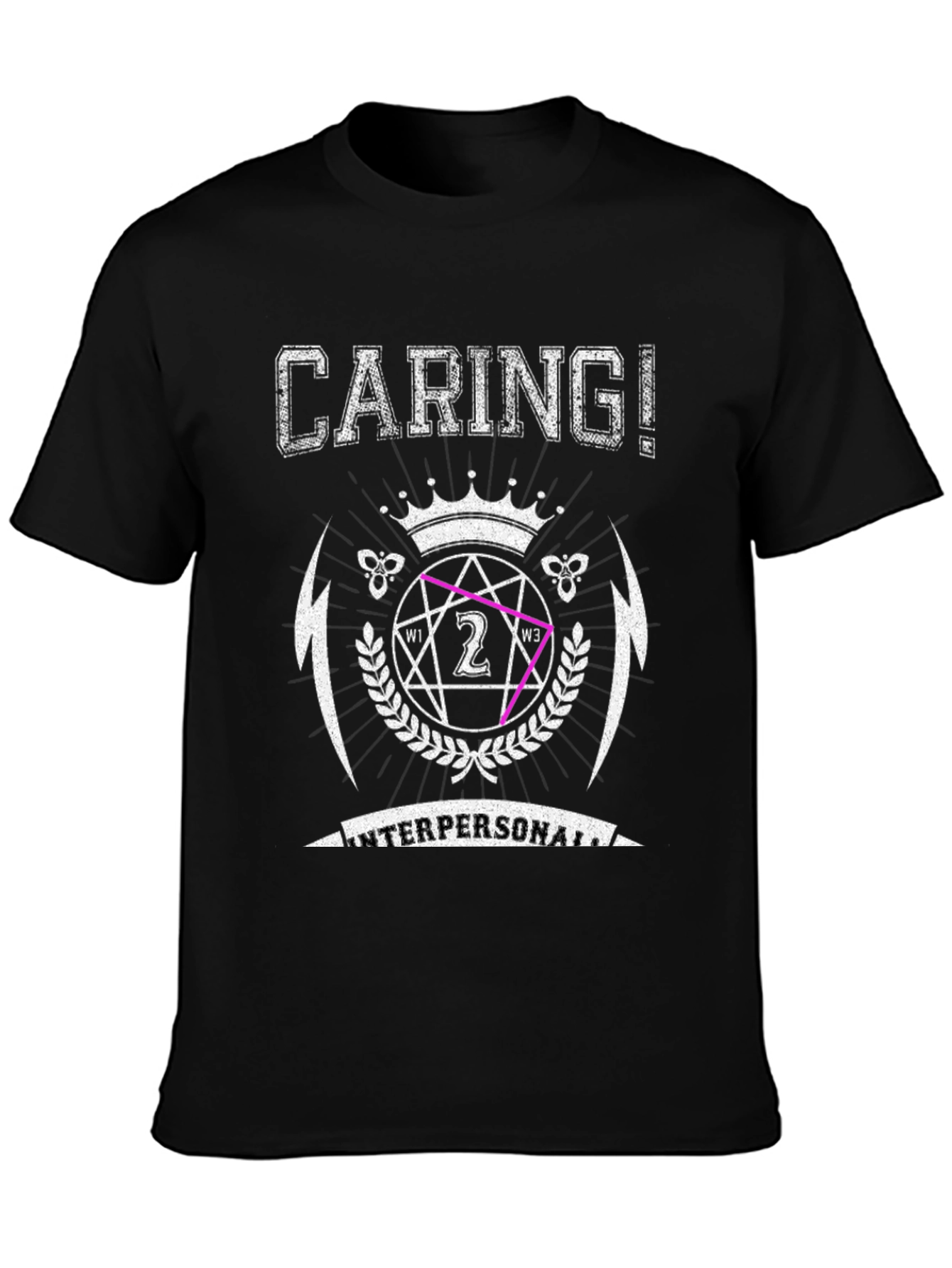 Caring! Interpersonal Graphic Print T-Shirt