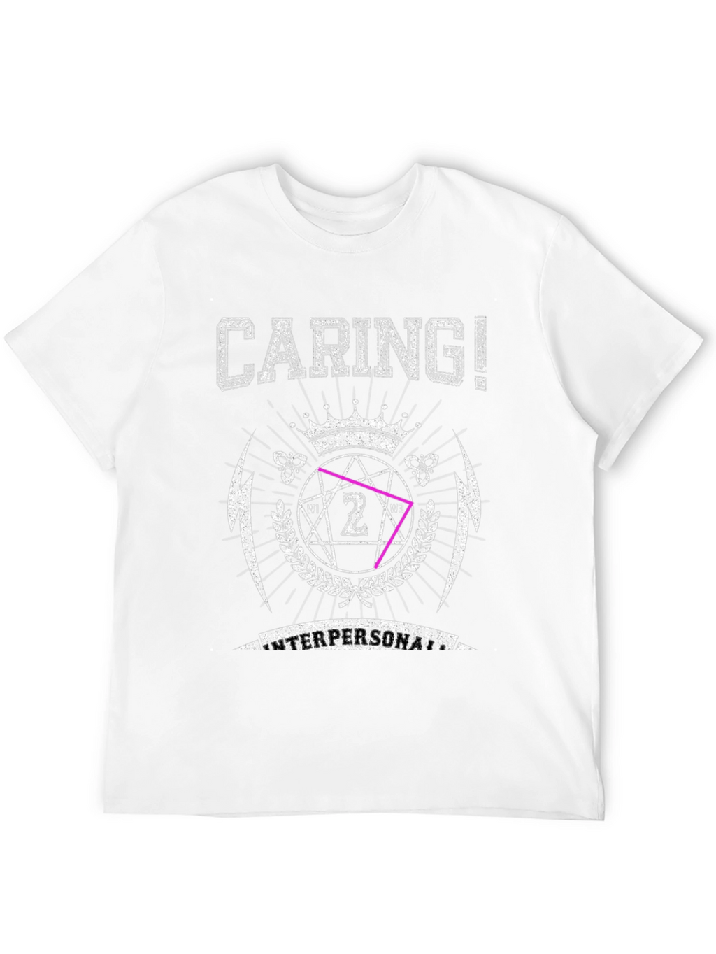 Caring! Interpersonal Graphic Print T-Shirt