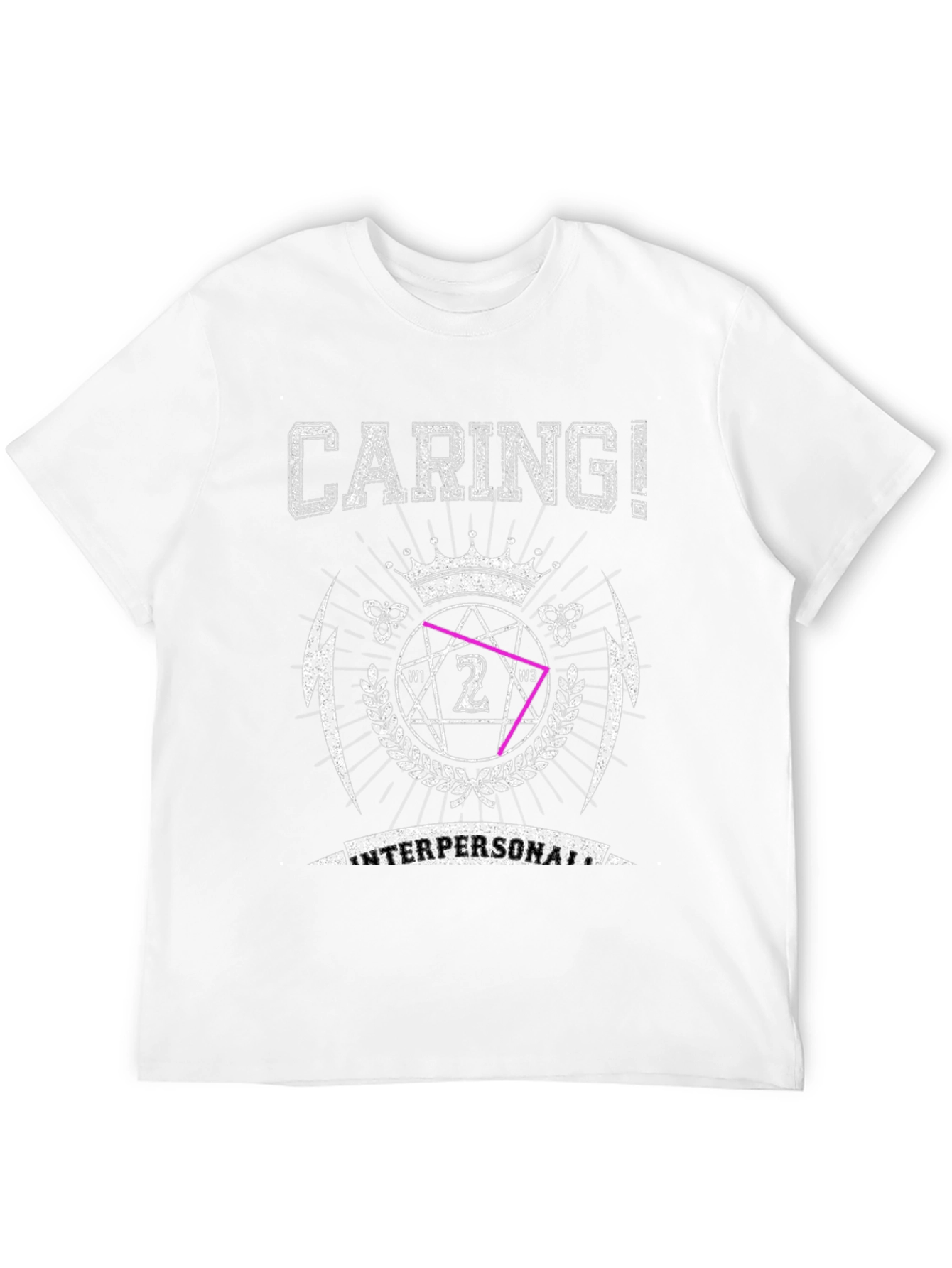 Caring! Interpersonal Graphic Print T-Shirt