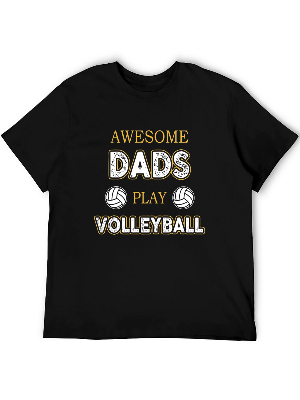 Awesome Dads Play Volleyball Graphic Tee