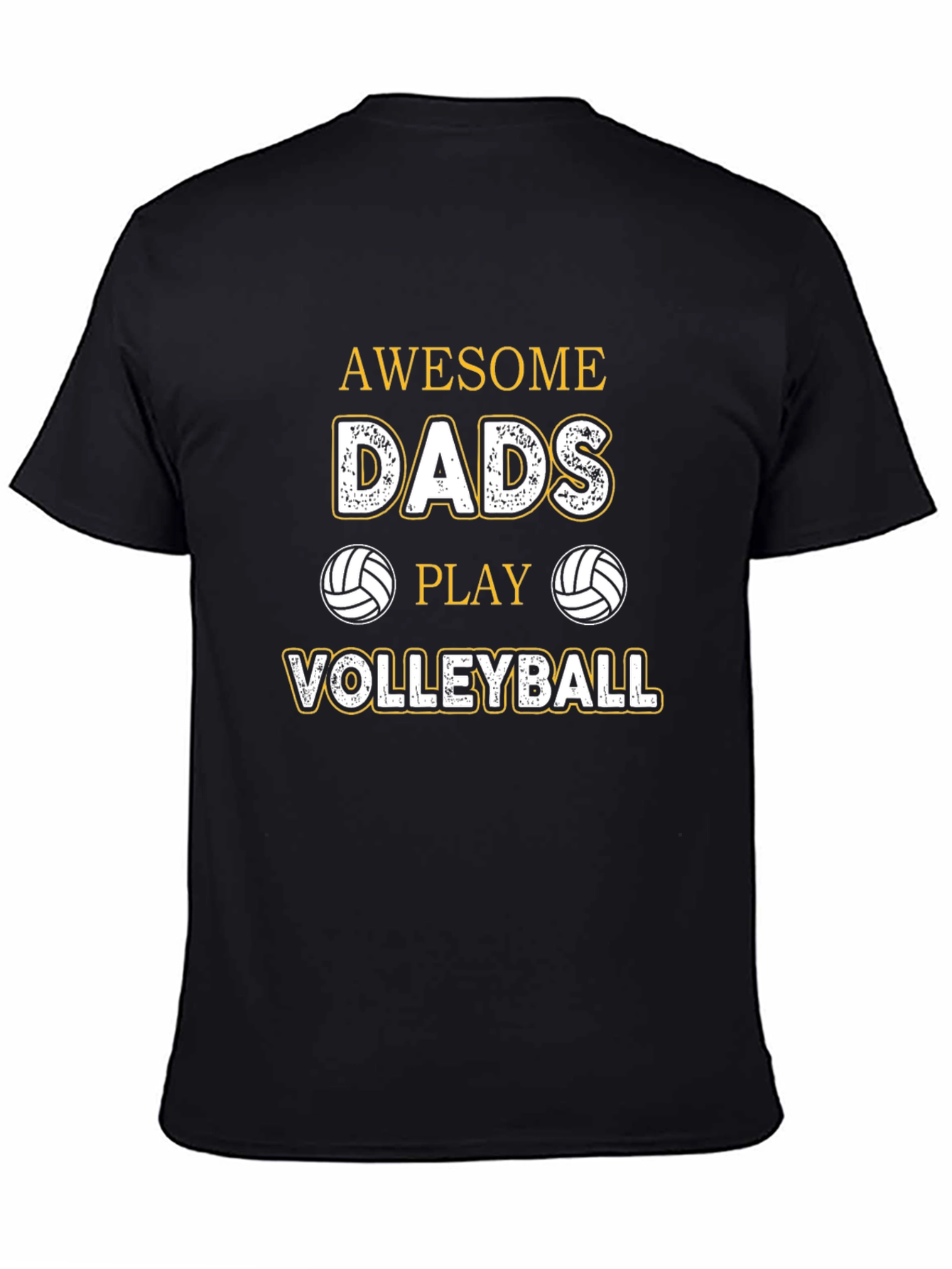 Awesome Dads Play Volleyball Graphic Tee