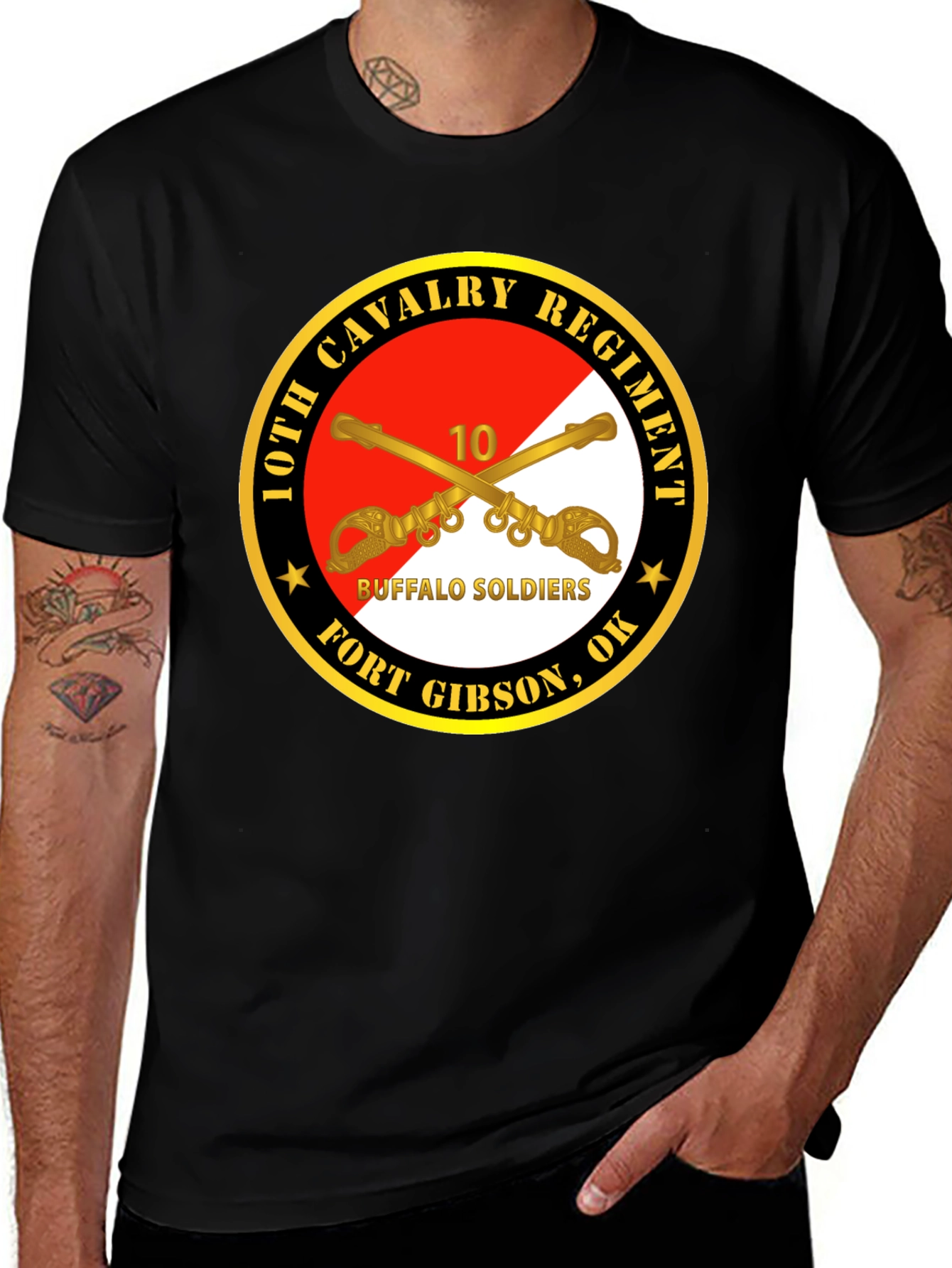 10th Cavalry Regiment Buffalo Soldiers T-Shirt