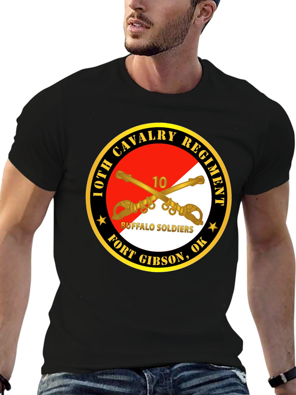 10th Cavalry Regiment Buffalo Soldiers T-Shirt