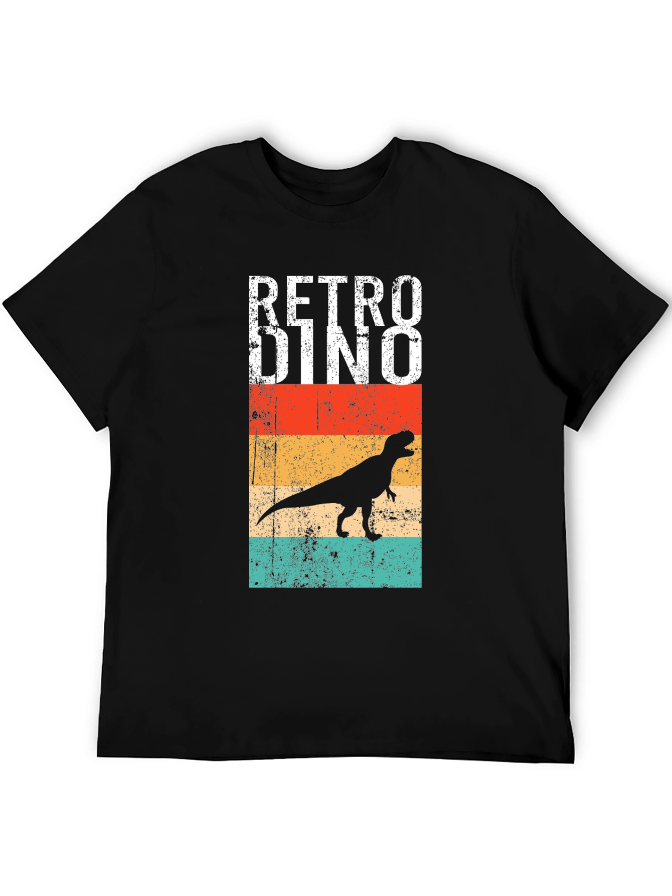 Retro Dino Graphic Tee - Vintage Style T-Shirt