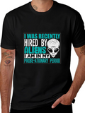 Hired by Aliens T-Shirt Probe-ationary Period Tee
