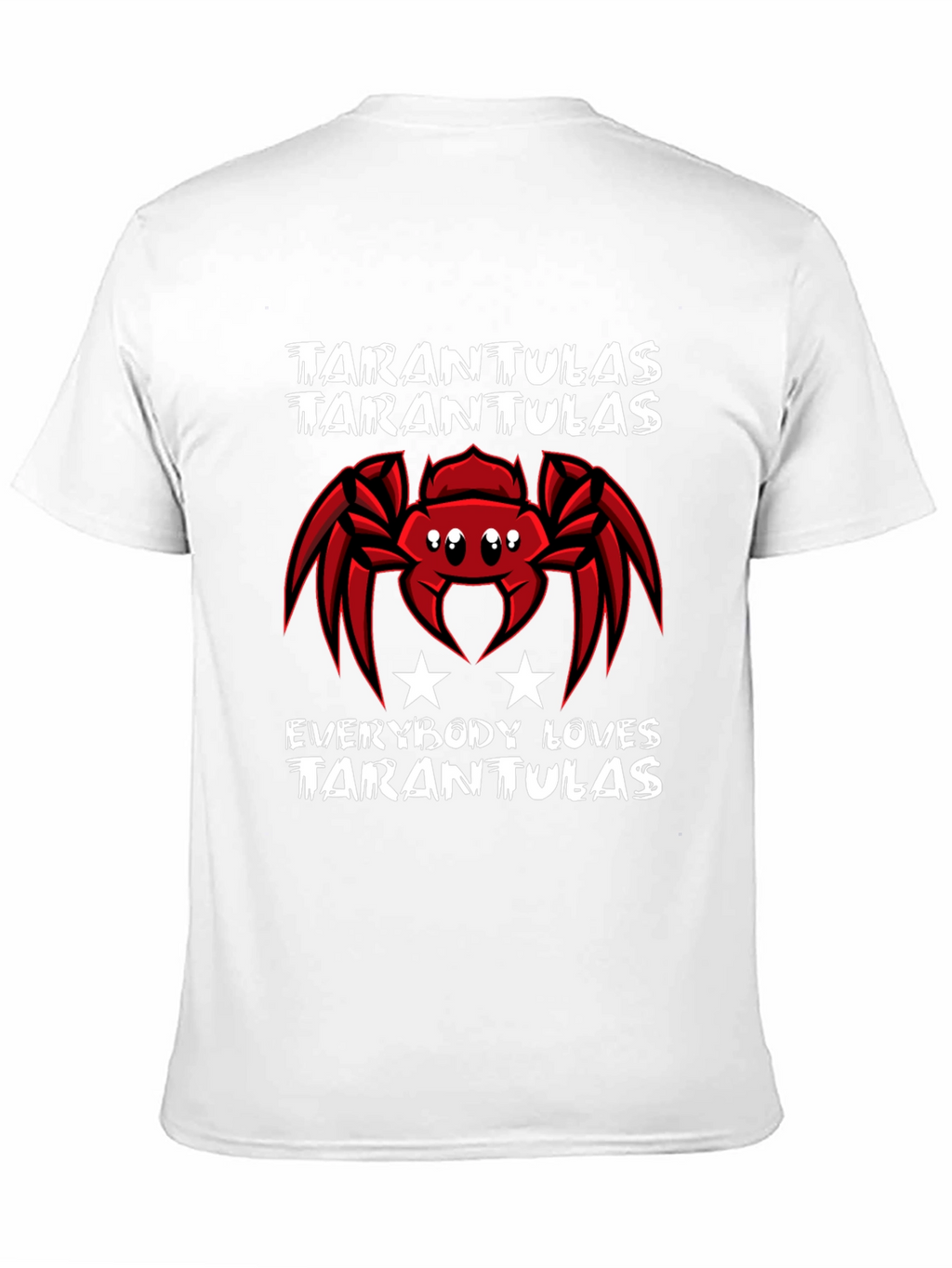Tarantula Lover Black T-Shirt Graphic Tee