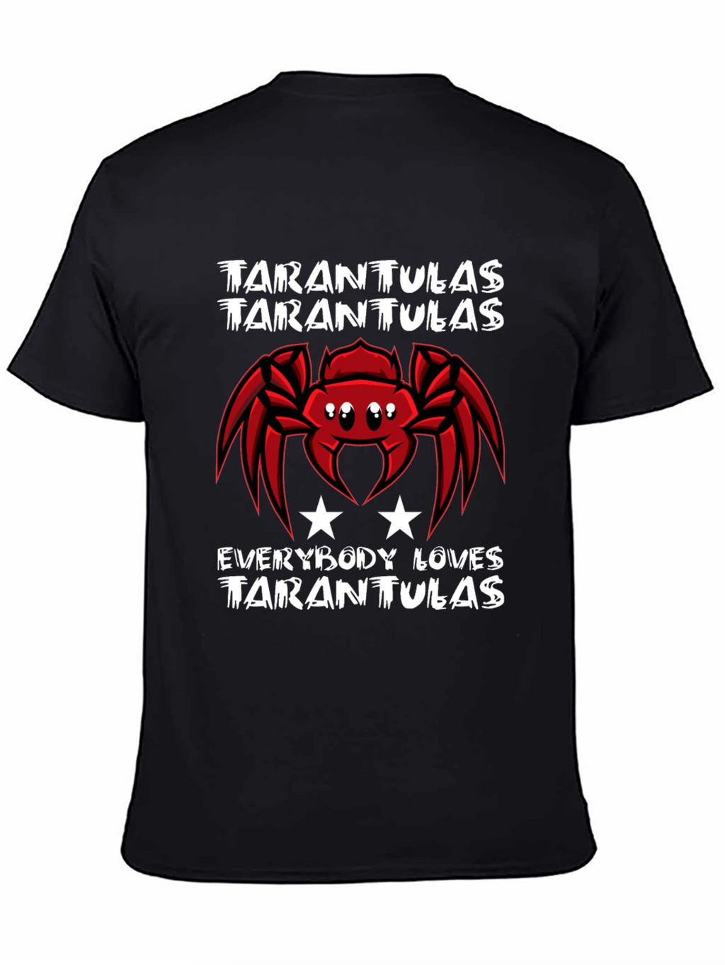 Tarantula Lover Black T-Shirt Graphic Tee