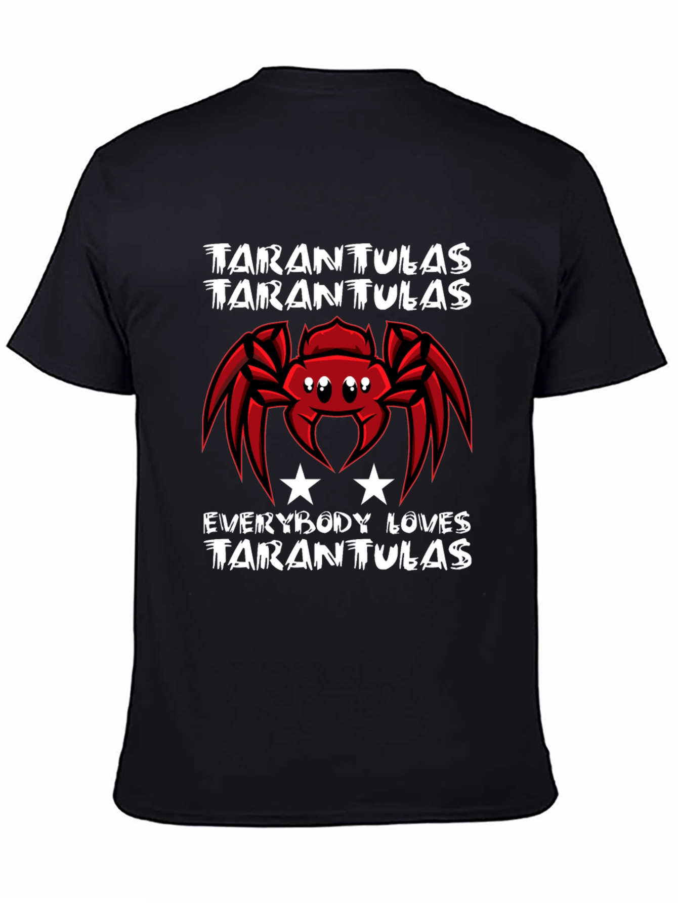 Tarantula Lover Black T-Shirt Graphic Tee