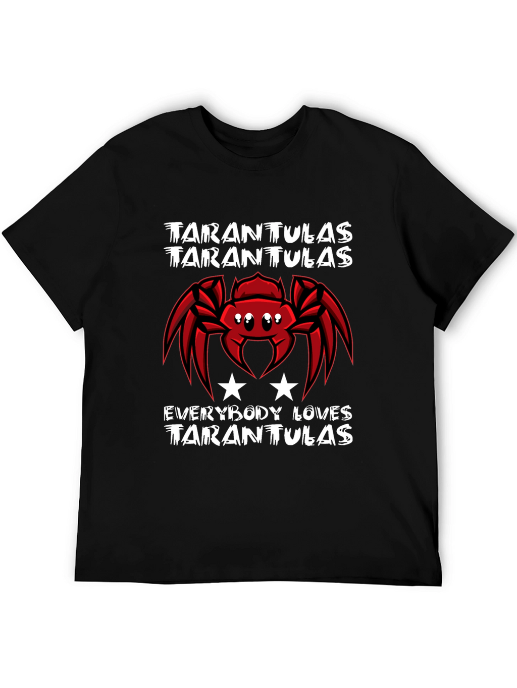 Tarantula Lover Black T-Shirt Graphic Tee