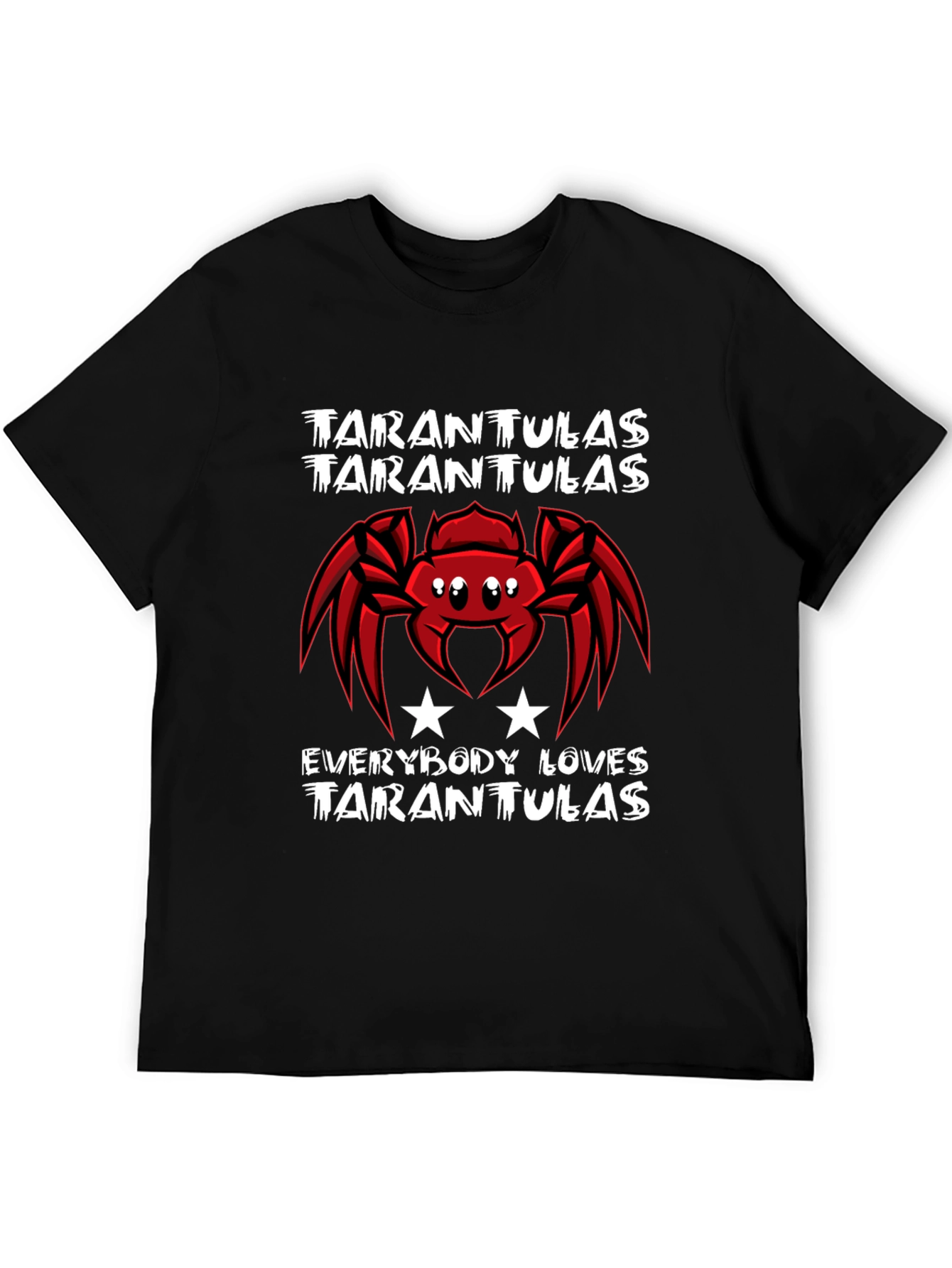 Tarantula Lover Black T-Shirt Graphic Tee