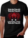 Tarantula Lover Black T-Shirt Graphic Tee