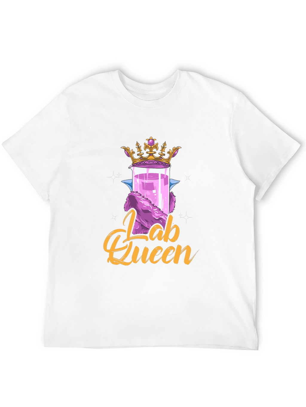 Lab Queen Graphic T-Shirt - Science Humor Tee