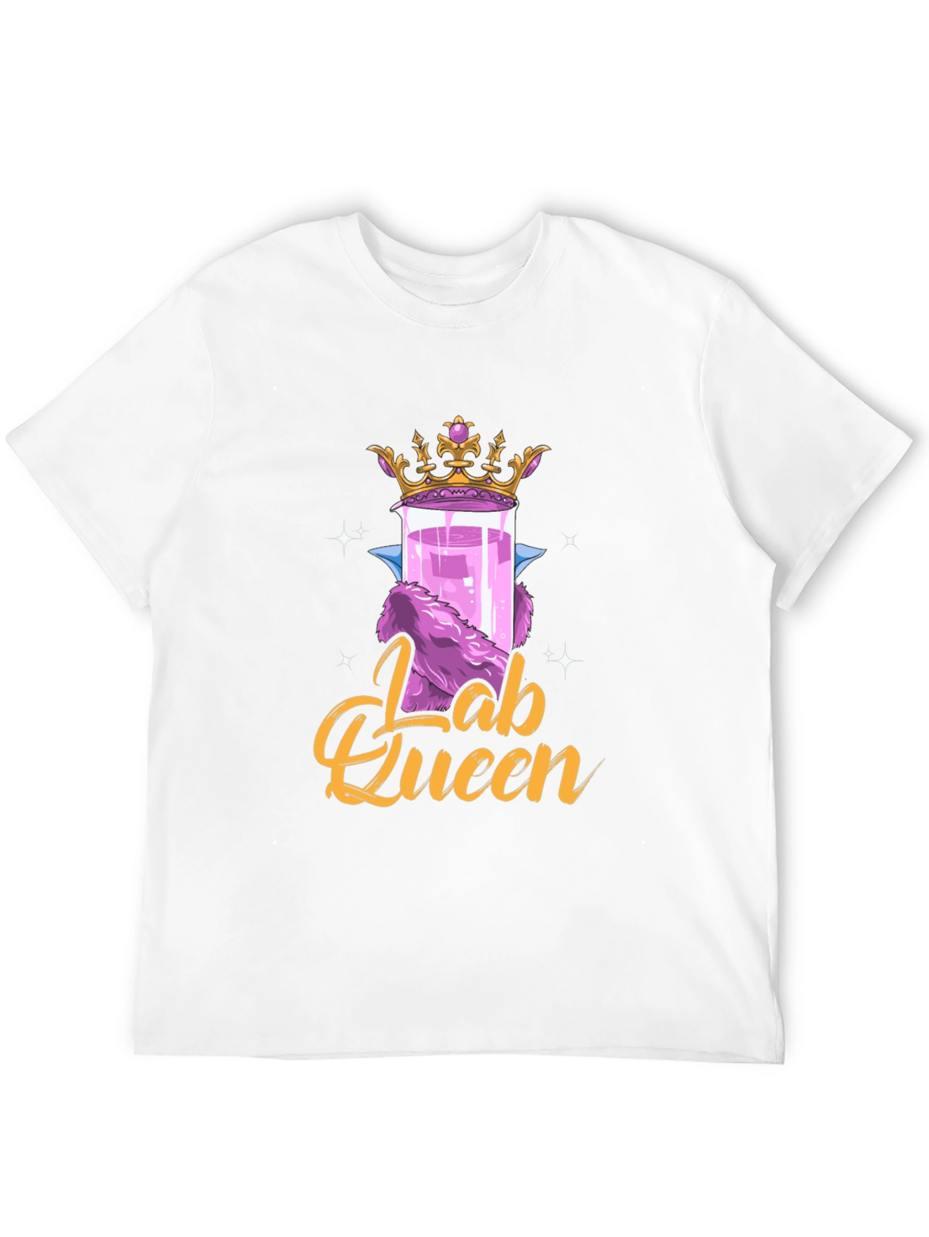 Lab Queen Graphic T-Shirt - Science Humor Tee