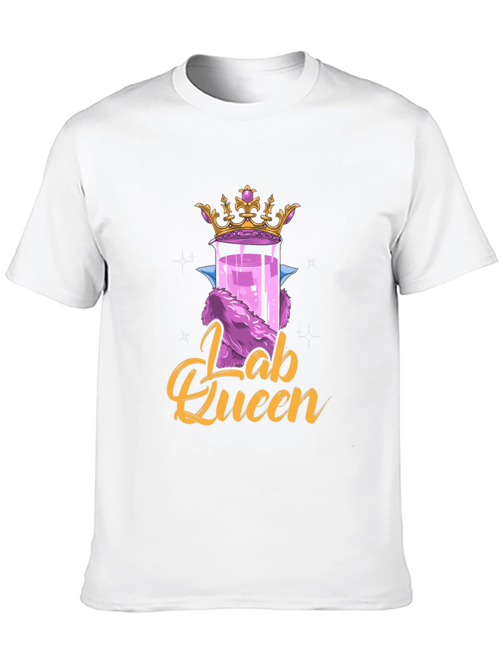 Lab Queen Graphic T-Shirt - Science Humor Tee