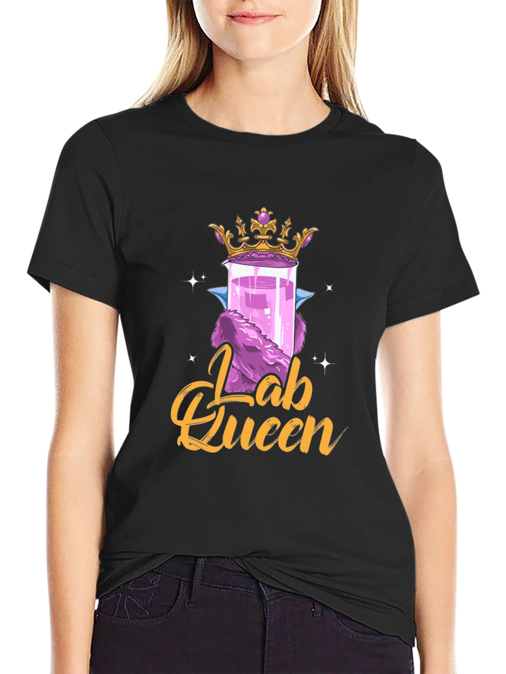 Lab Queen Graphic T-Shirt - Science Humor Tee