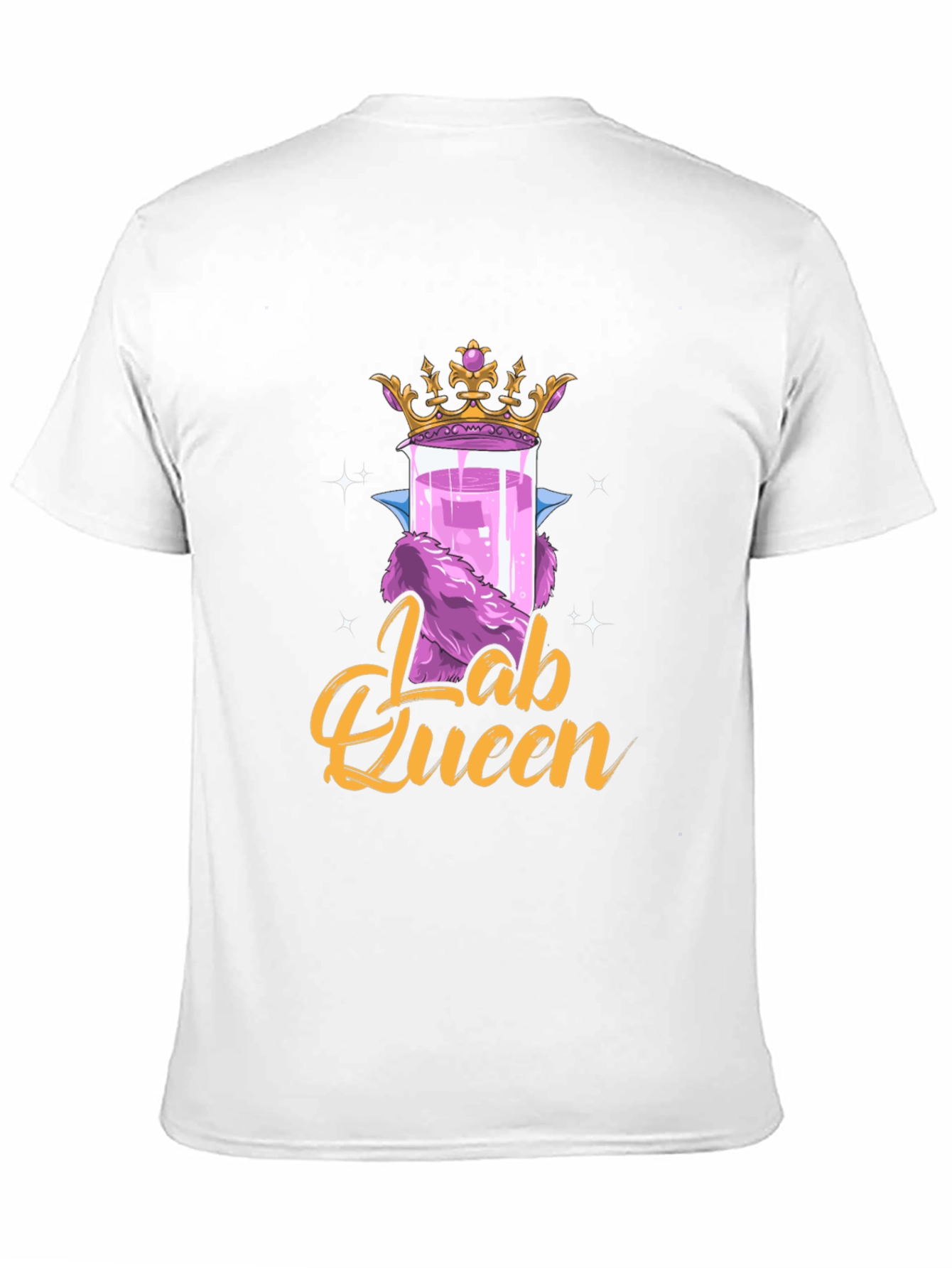 Lab Queen Graphic T-Shirt - Science Humor Tee