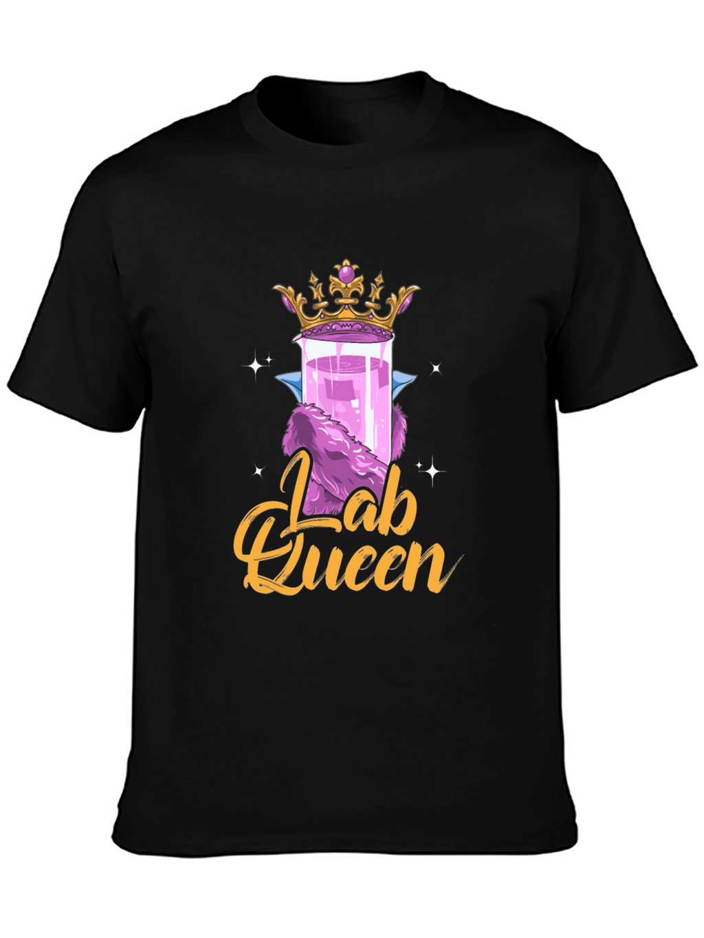 Lab Queen Graphic T-Shirt - Science Humor Tee