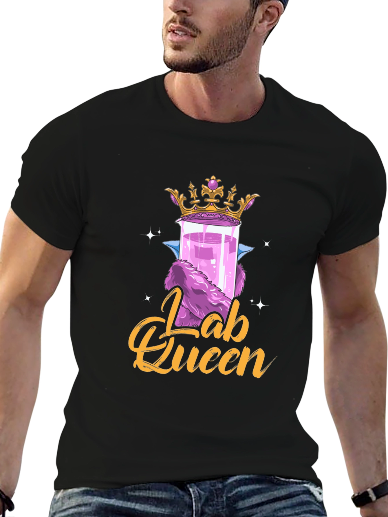 Lab Queen Graphic T-Shirt - Science Humor Tee
