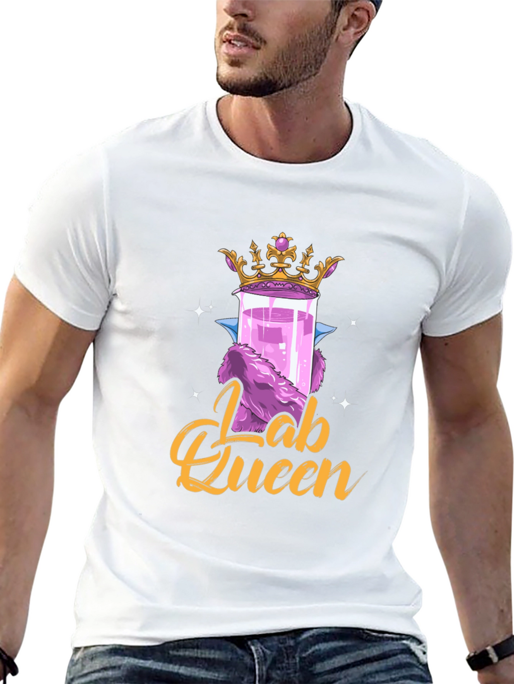 Lab Queen Graphic T-Shirt - Science Humor Tee
