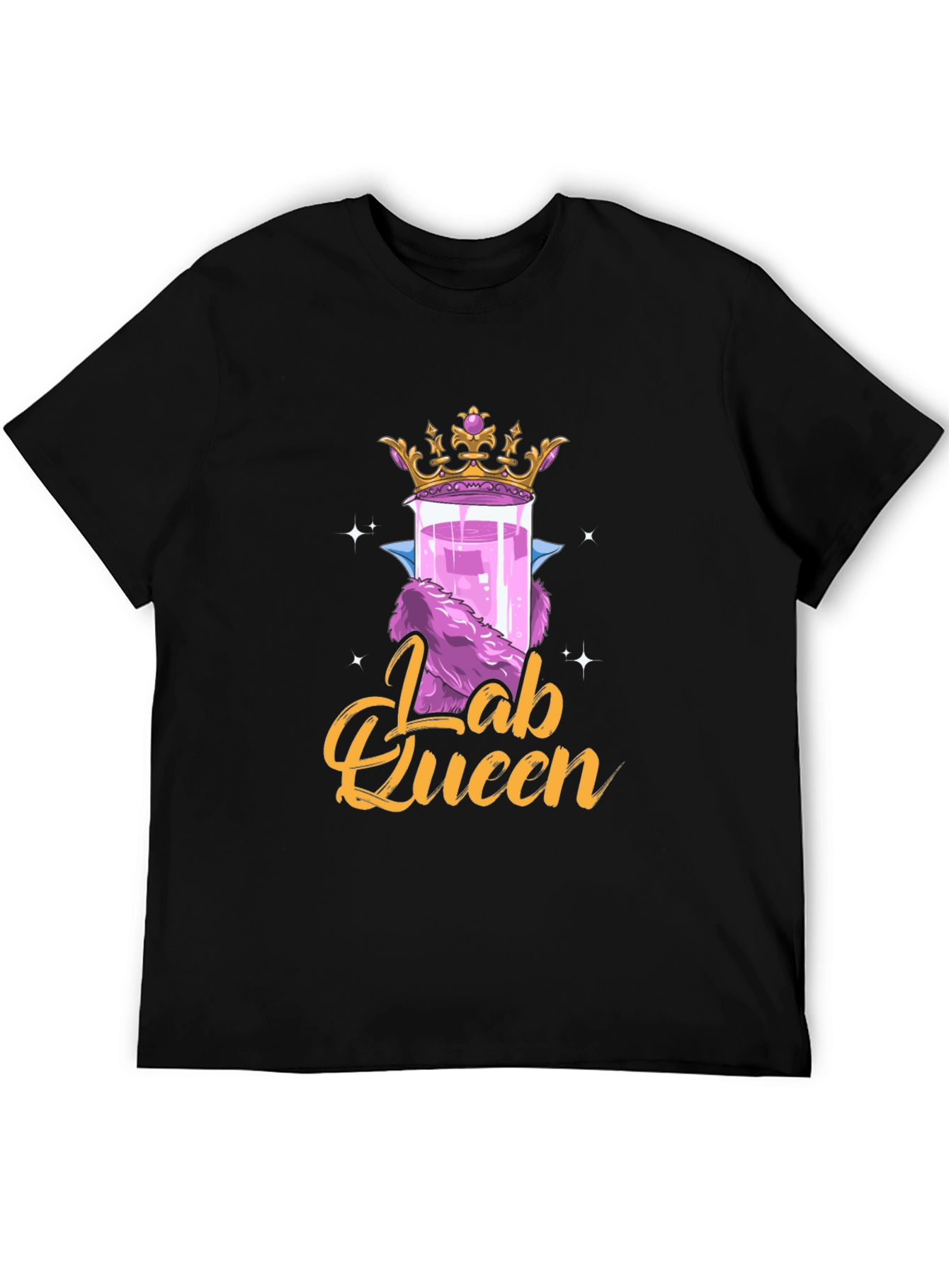 Lab Queen Graphic T-Shirt - Science Humor Tee