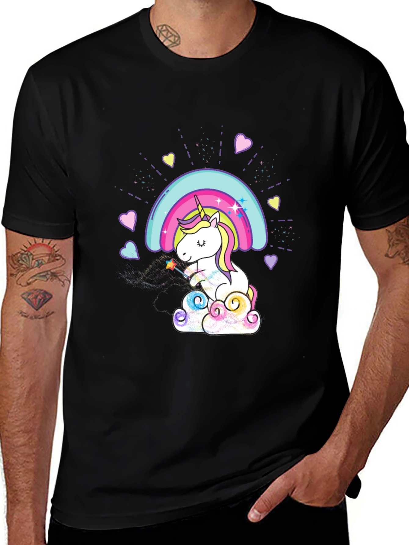 Unicorn Rainbow T-Shirt - Cute Graphic Tee