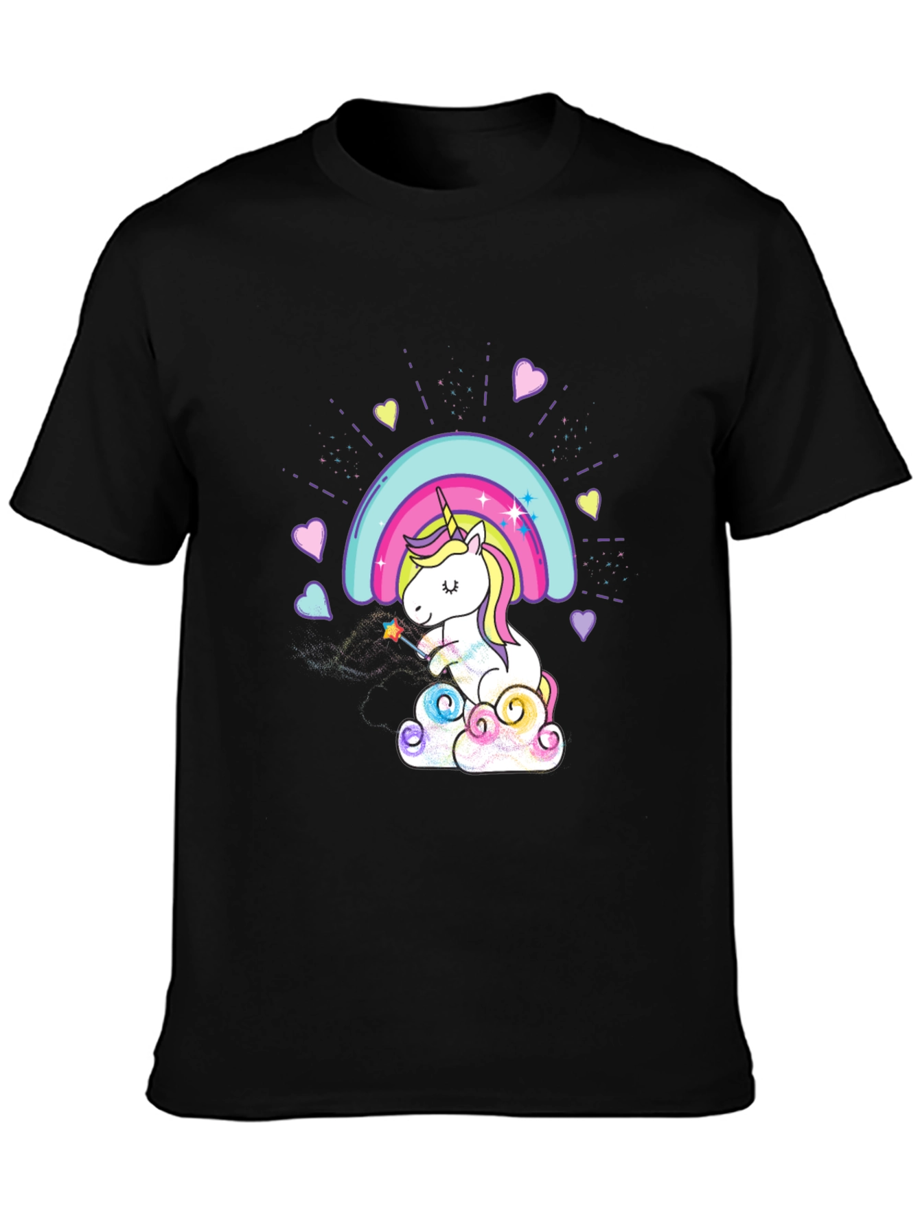Unicorn Rainbow T-Shirt - Cute Graphic Tee