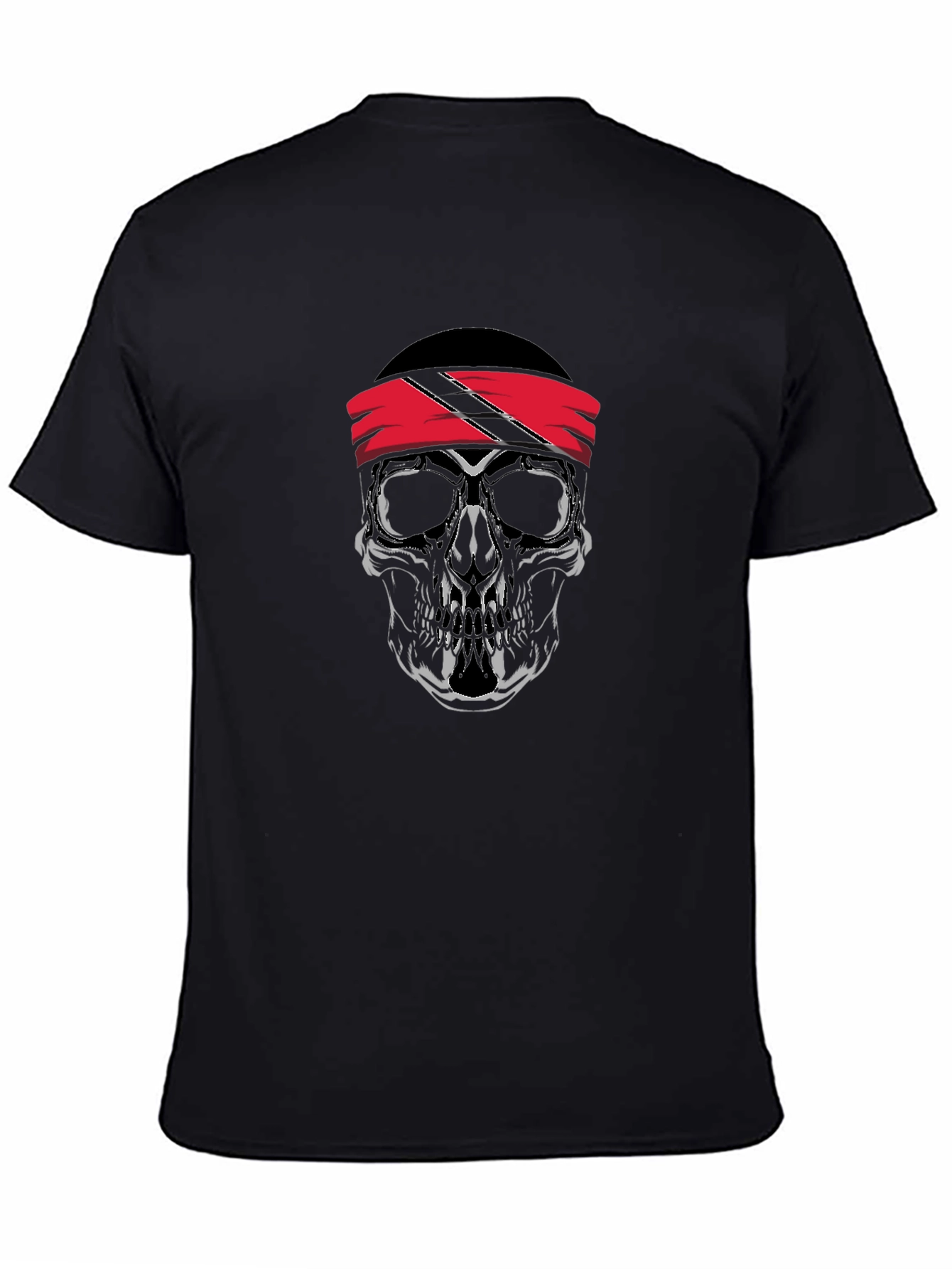 Skull Bandana Graphic T-Shirt