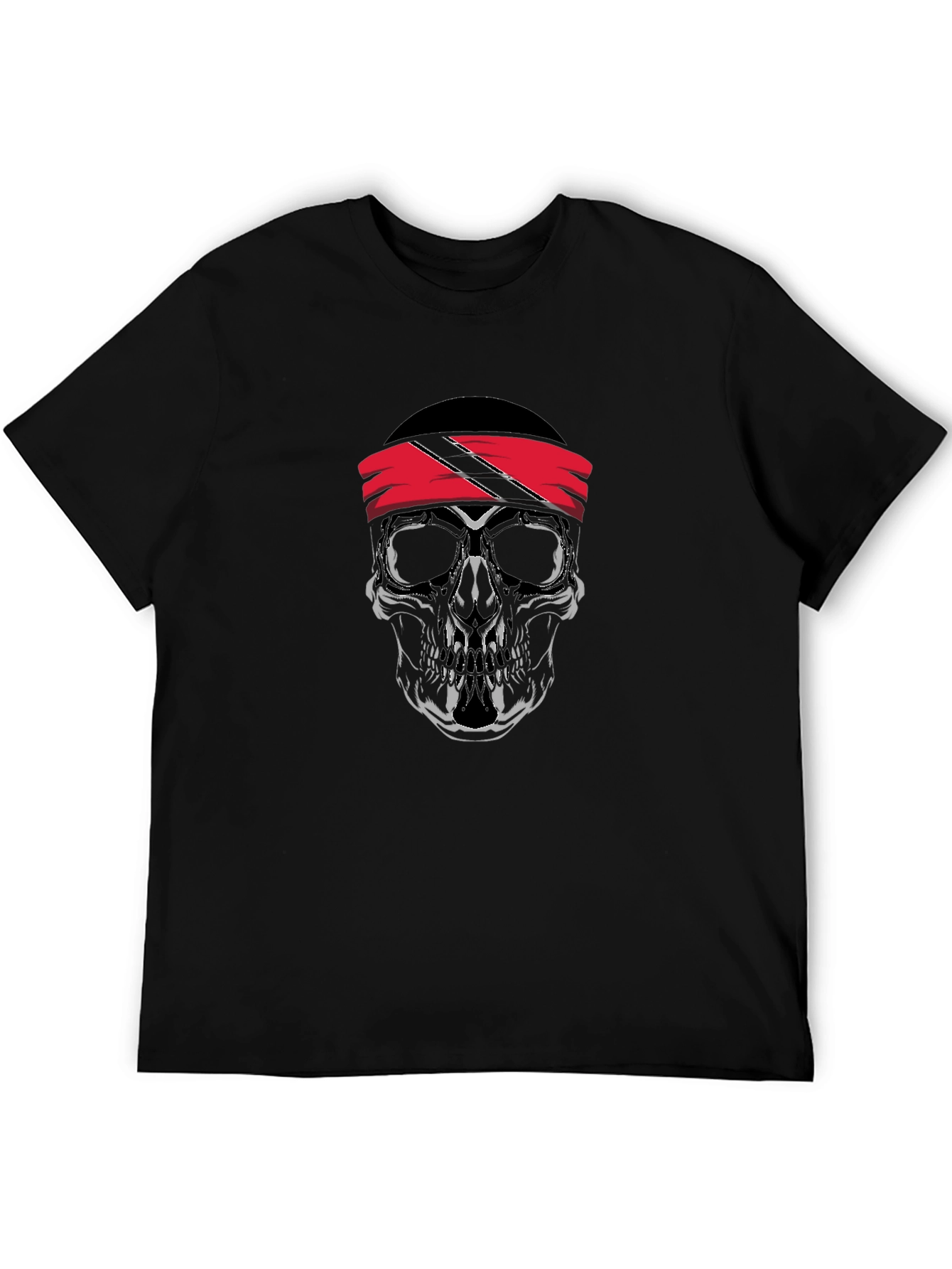 Skull Bandana Graphic T-Shirt