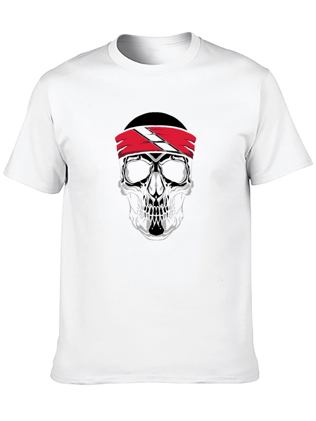 Skull Bandana Graphic T-Shirt