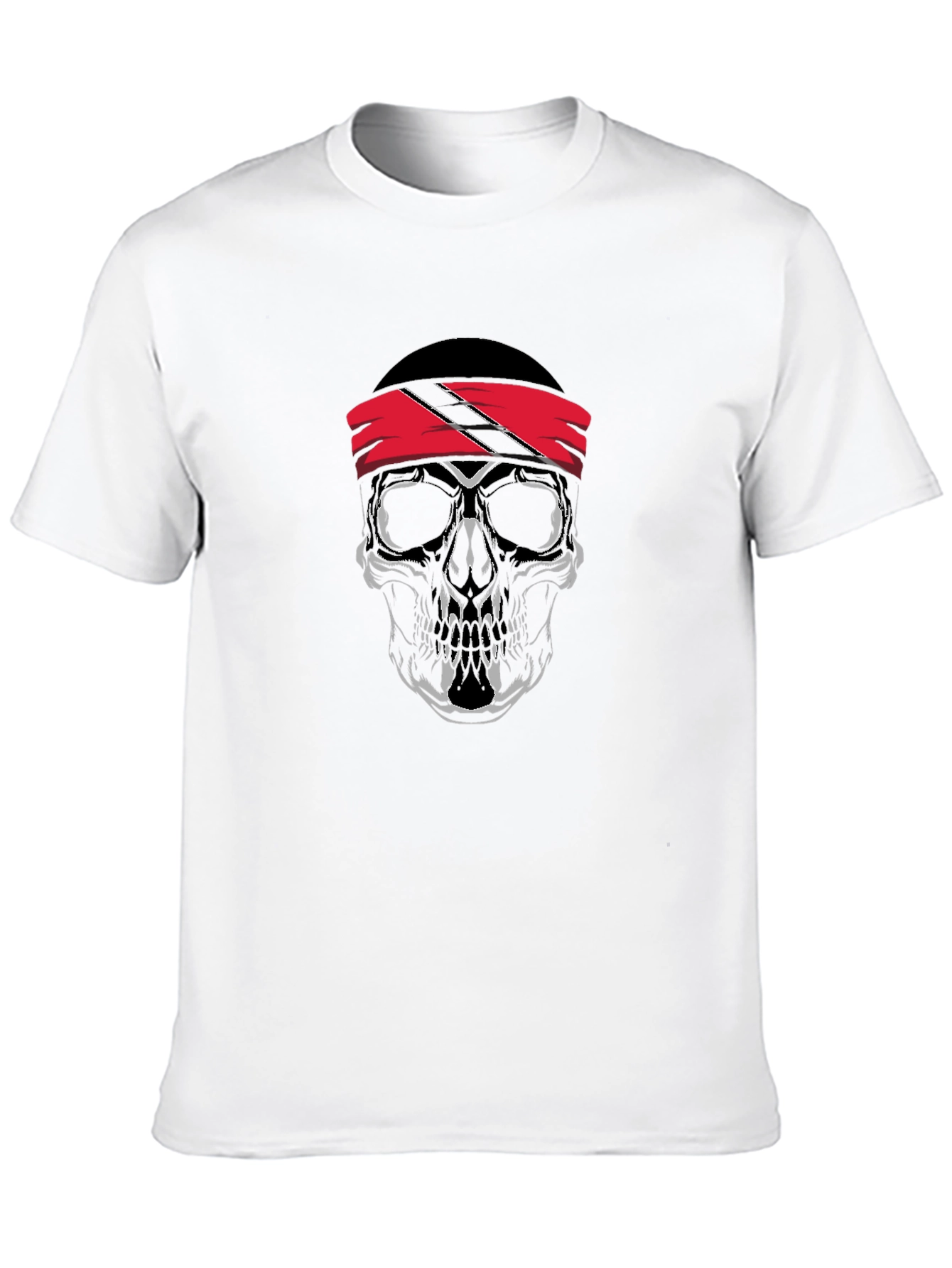 Skull Bandana Graphic T-Shirt