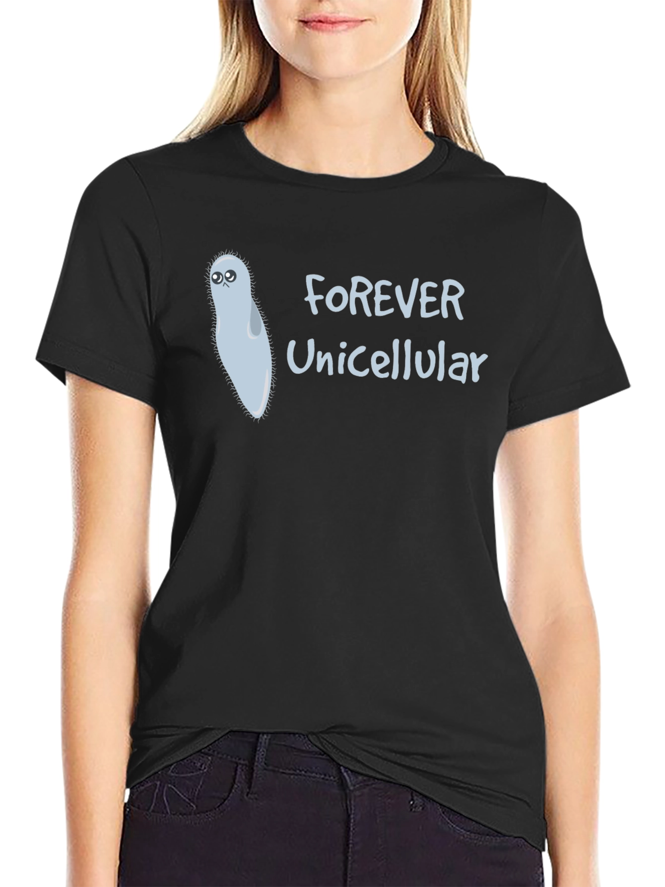 Forever Unicellular Black T-Shirt