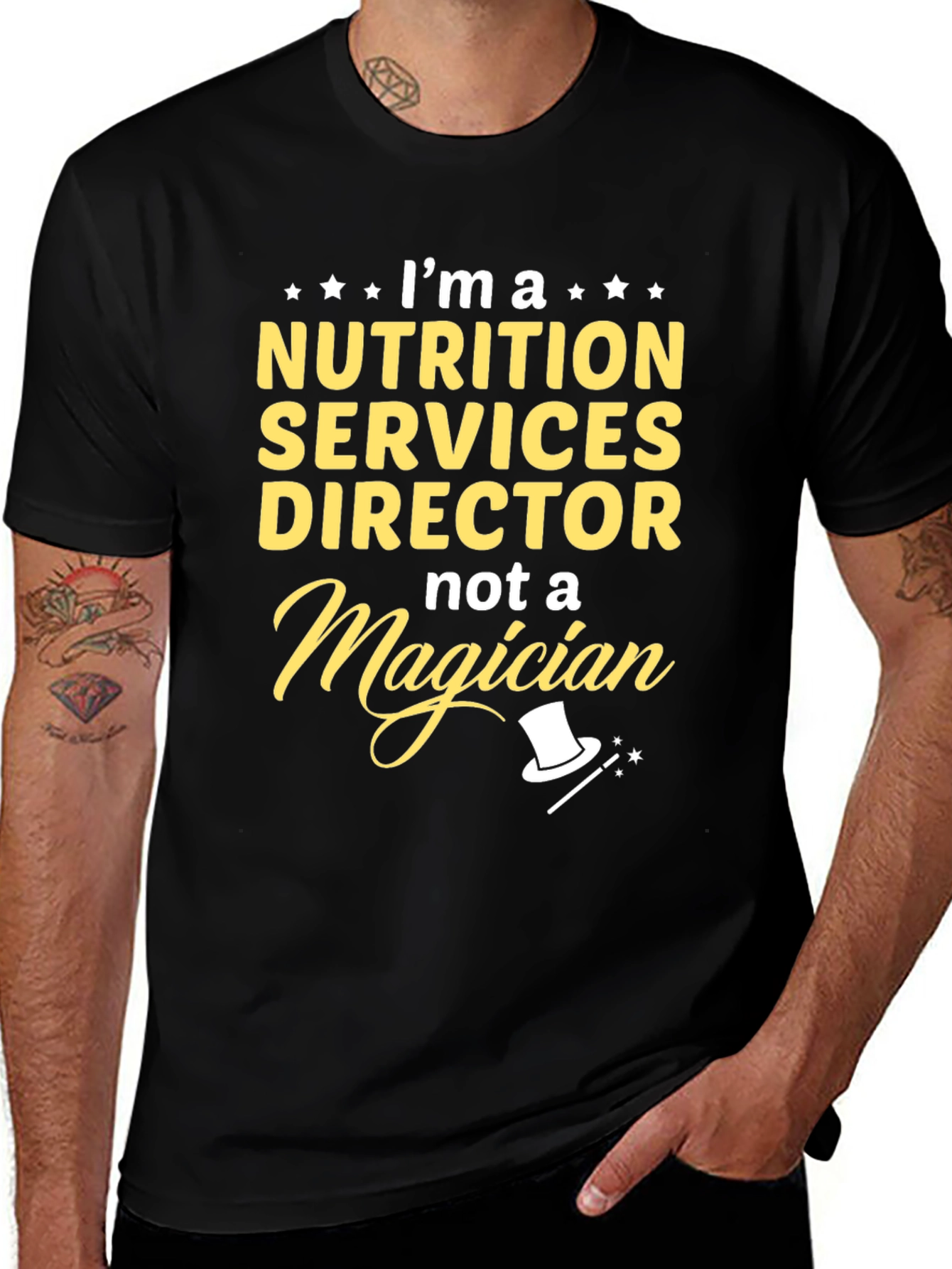 Nutrition Services Director T-Shirt Not A Magician