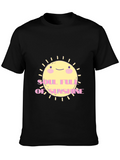 Soulful Sunshine Graphic Tee - Black