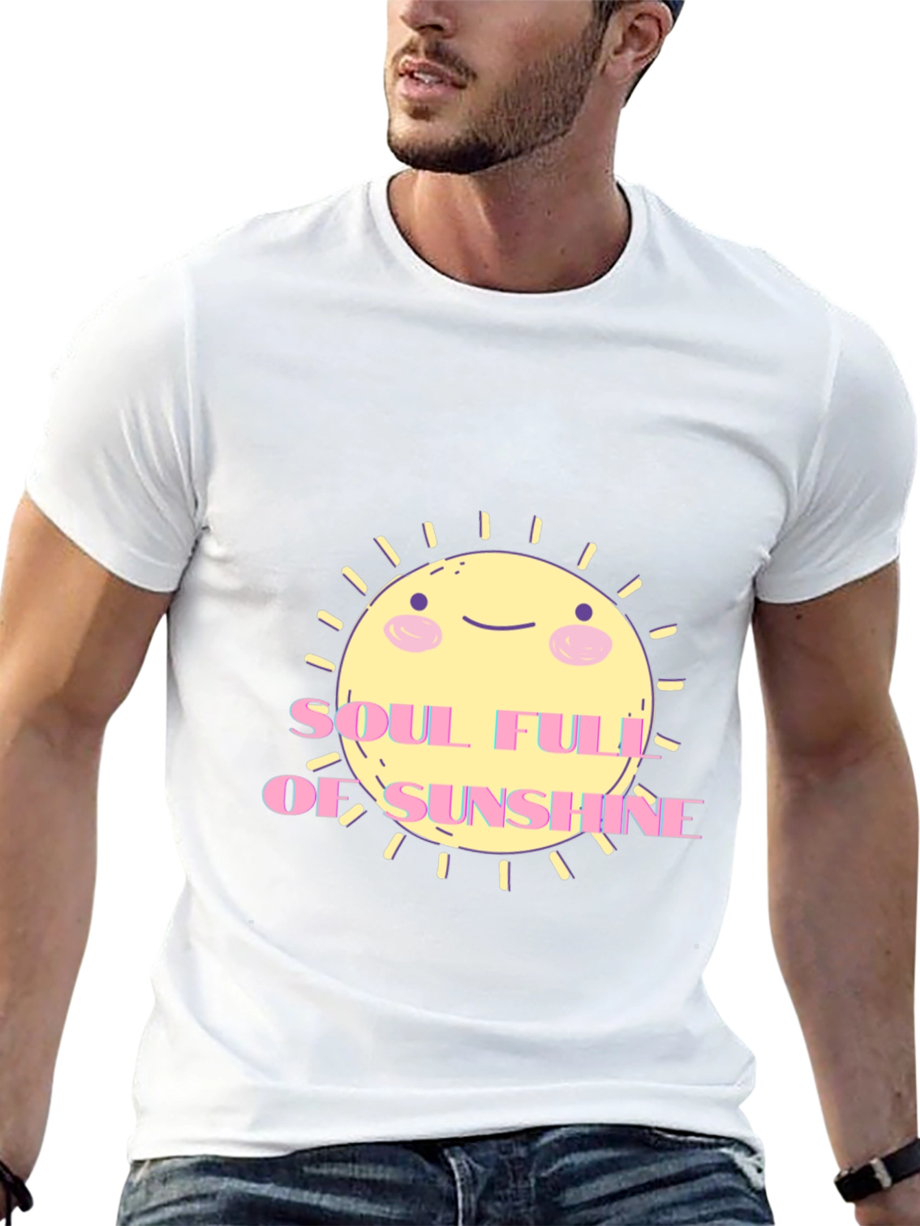 Soulful Sunshine Graphic Tee - Black