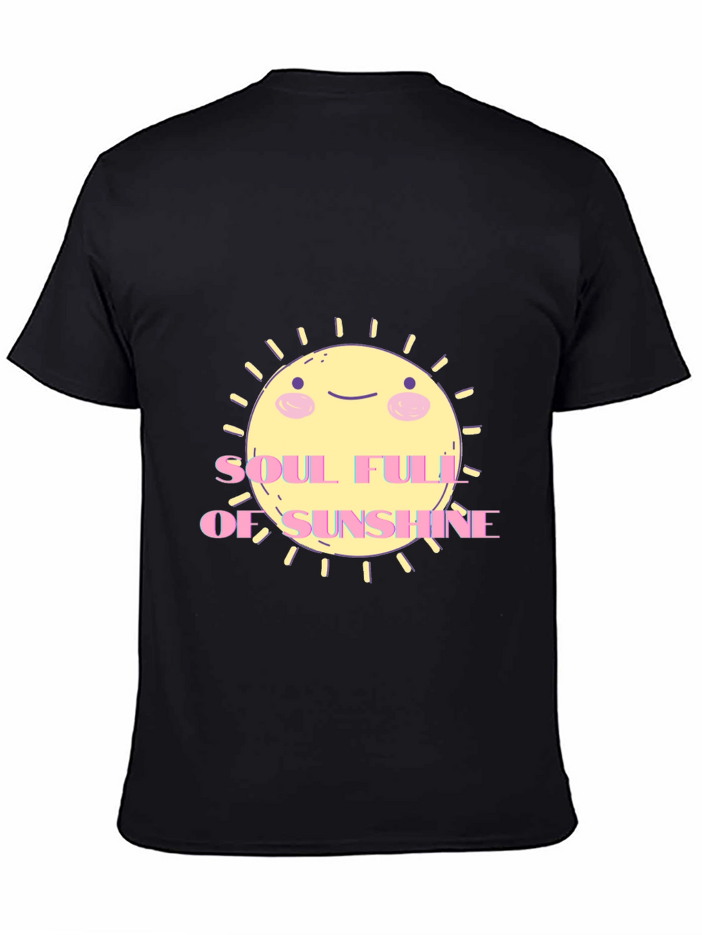 Soulful Sunshine Graphic Tee - Black