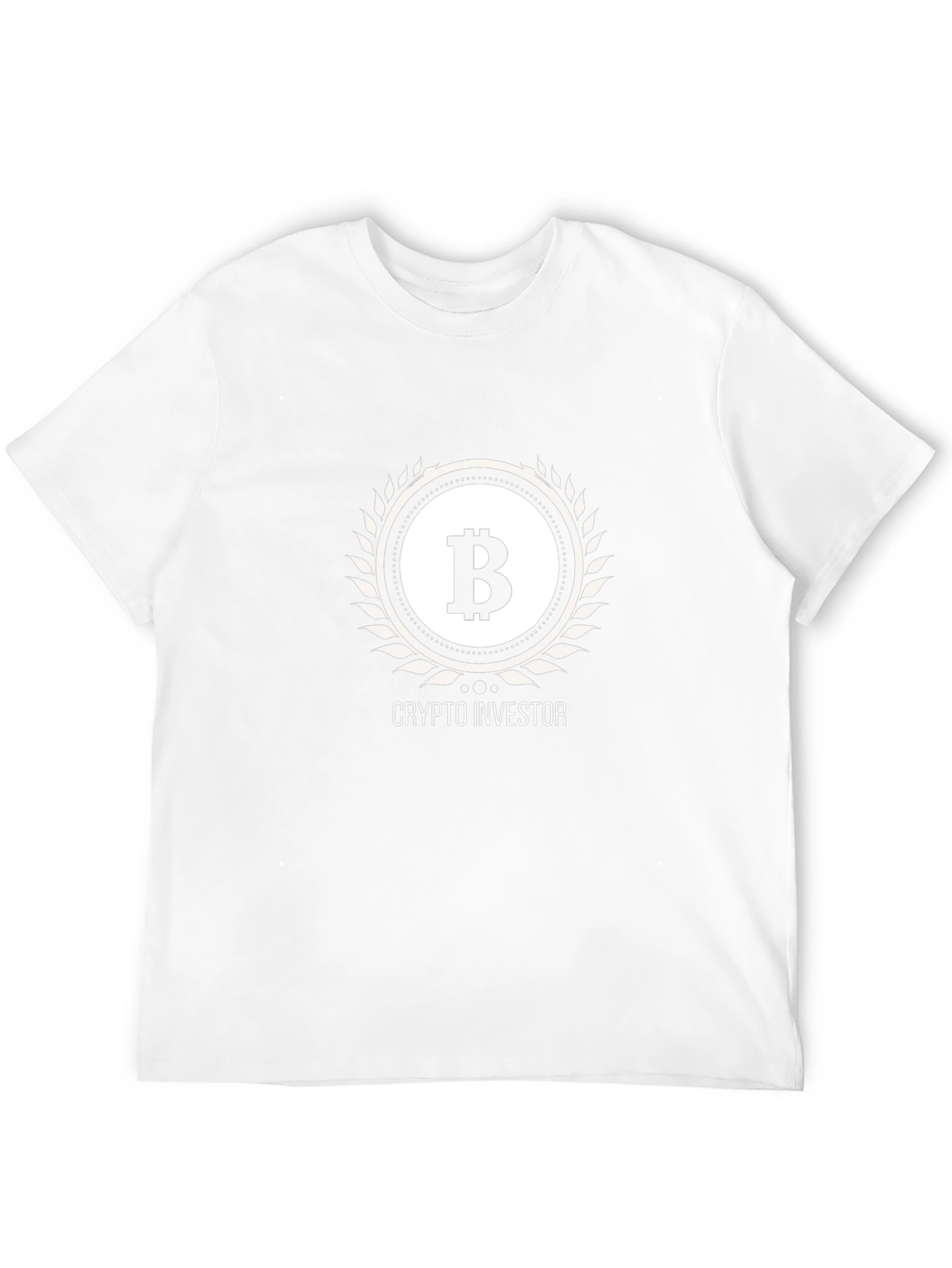 Crypto Investor Bitcoin Graphic Tee - Black