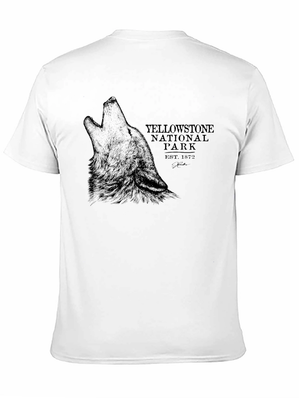 Yellowstone National Park Wolf T-Shirt