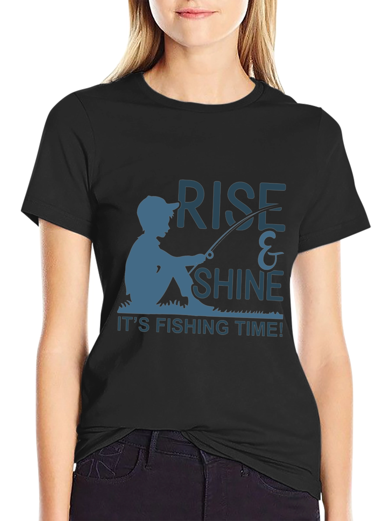 Rise & Shine Fishing T-Shirt - Anglers Tee