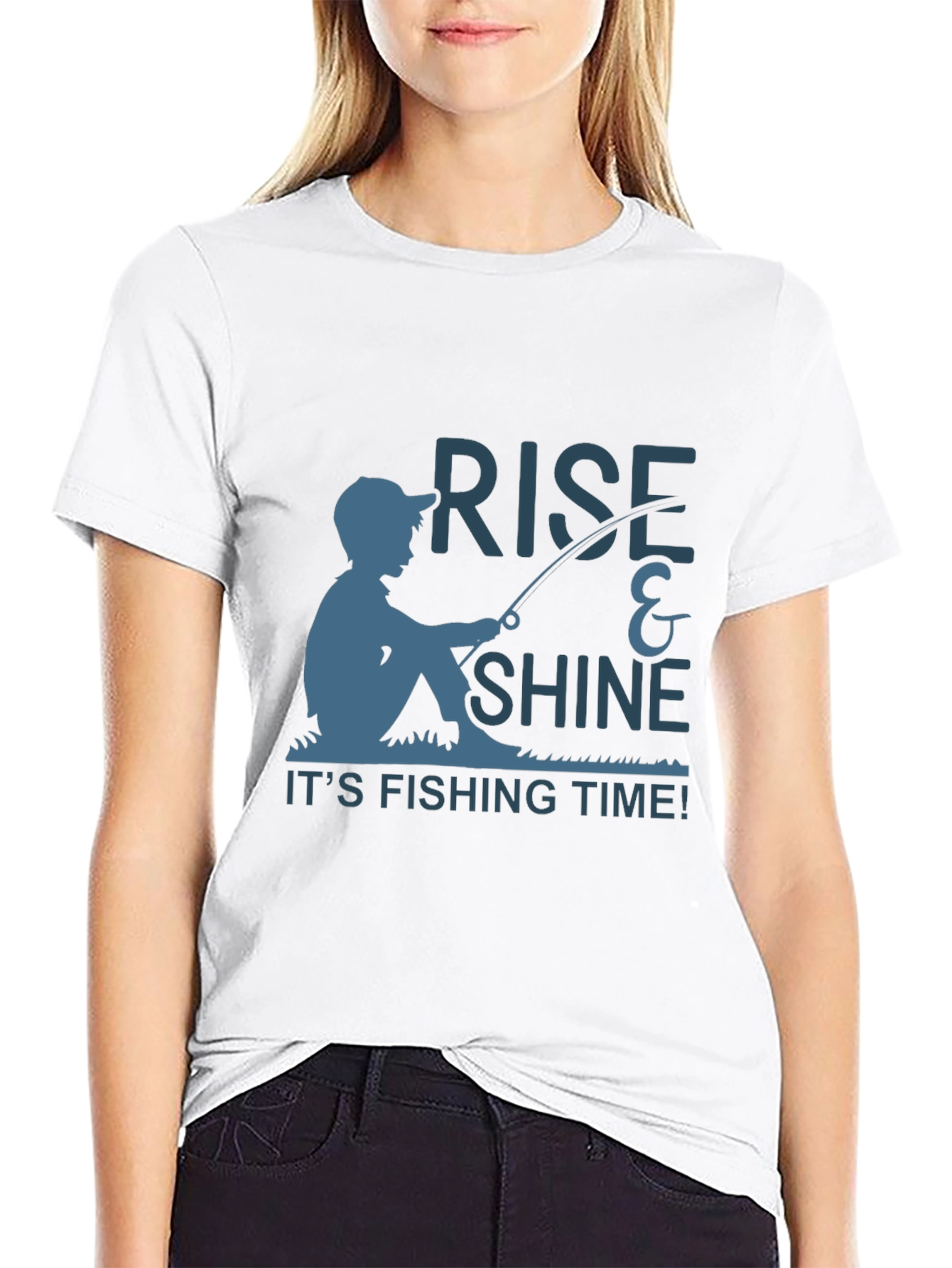 Rise & Shine Fishing T-Shirt - Anglers Tee