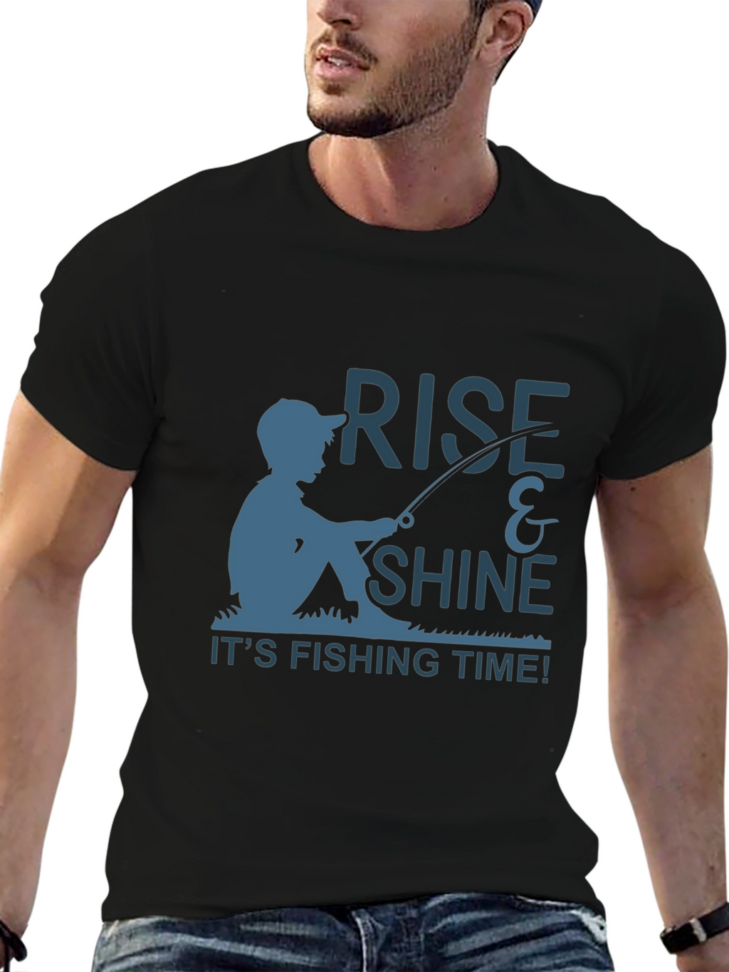 Rise & Shine Fishing T-Shirt - Anglers Tee
